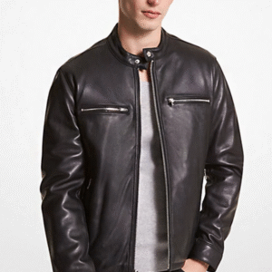 Branded Men’s Leather Jacket